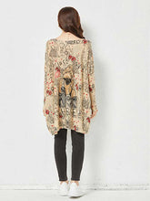 All Your Life – Gestricktes Pullover-Oberteil mit Mädchen-Print